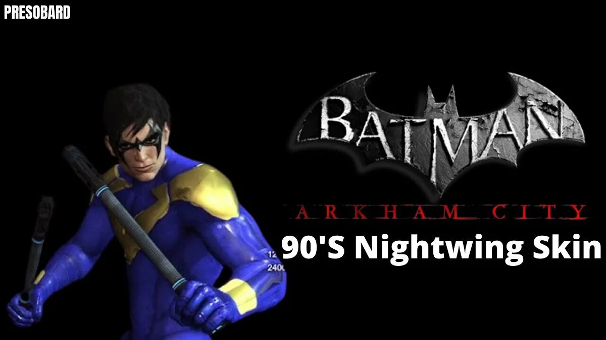 Batman: Arkham City — Nightwing in 90's style