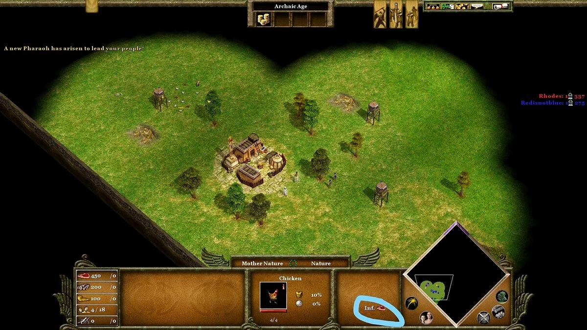 Age of Mythology — Endless food