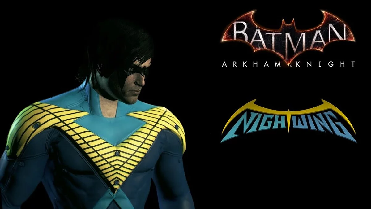 Batman: Arkham Knight Game of the Year Edition — Nightwing in 80's style