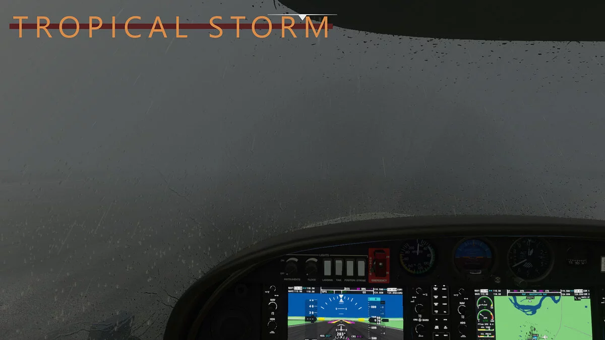 Microsoft Flight Simulator — Več različnih vremenskih razmer