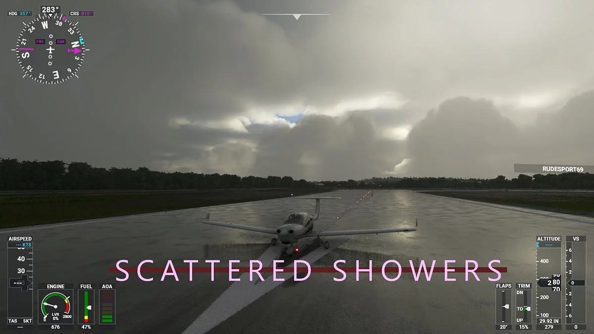 Microsoft Flight Simulator — More different weather