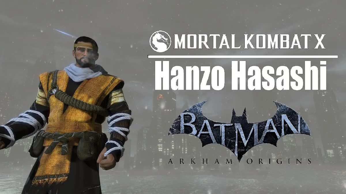 Batman: Arkham Origins — Hanzo Hasashi from the game Mortal Kombat 11