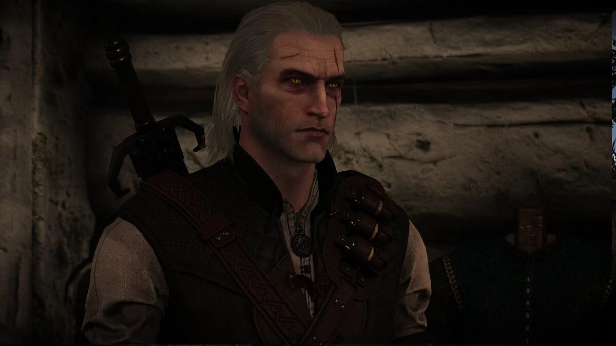 The Witcher 3: Wild Hunt - Complete Edition — Cara de Geralt mejorada.