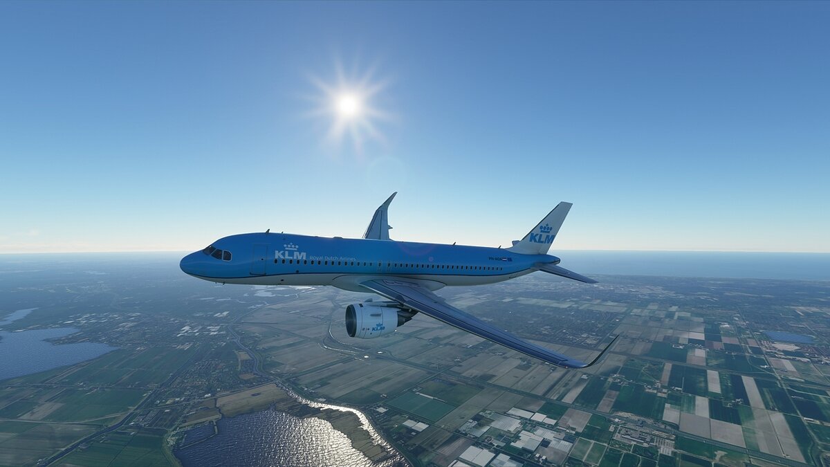 Microsoft Flight Simulator — KLM livery for A320