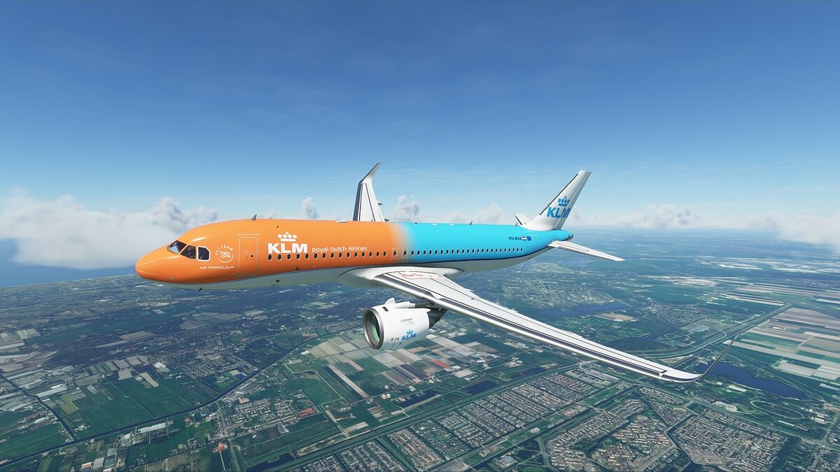 Microsoft Flight Simulator — KLM A320 - Orange Pride