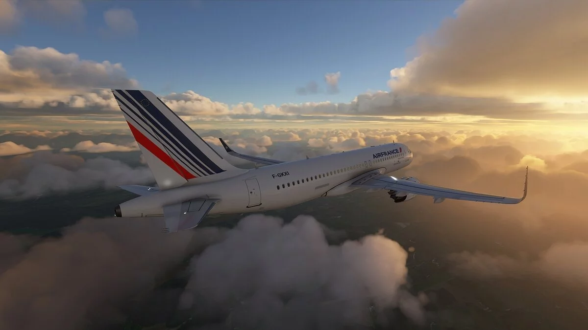 Microsoft Flight Simulator — Розмальовка Air France для літака A320