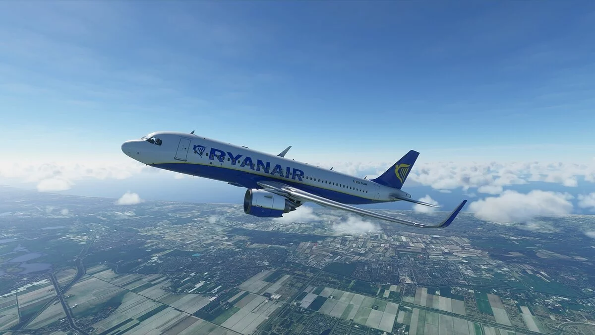 Microsoft Flight Simulator — Ryanair A320 livery