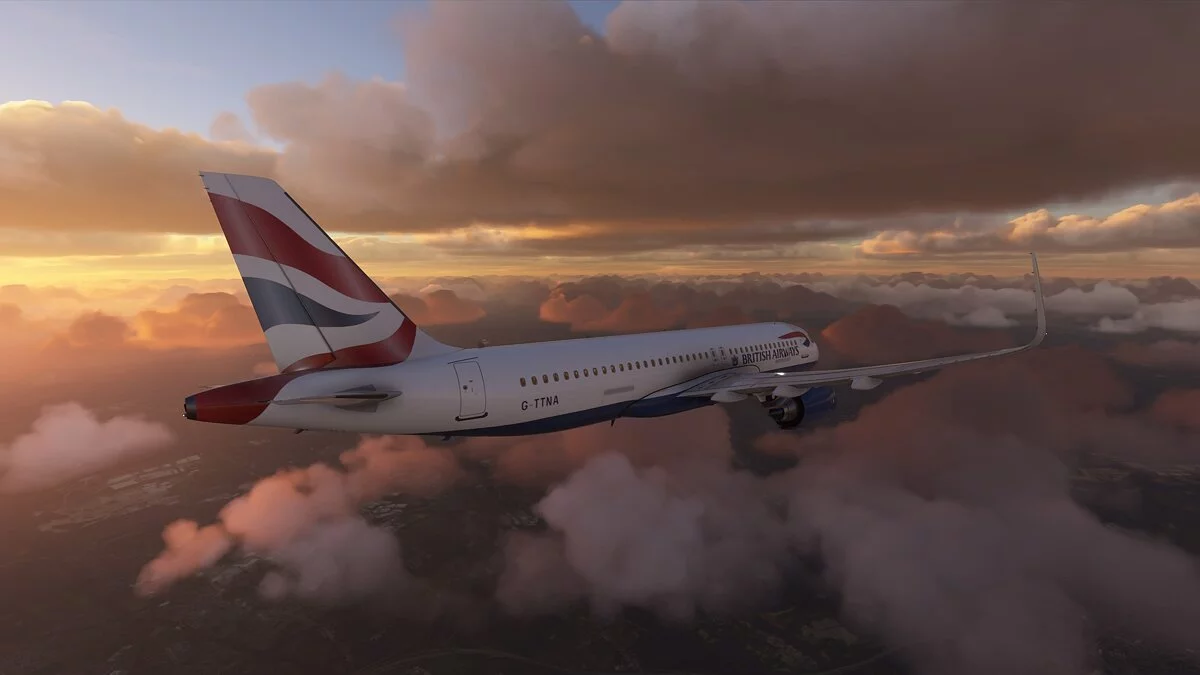 Microsoft Flight Simulator — Розмальовка British Airways для літака А 320