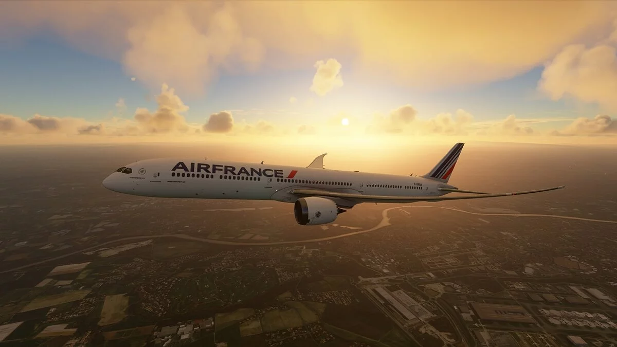 Microsoft Flight Simulator — Розмальовка Air France для літака B787-10