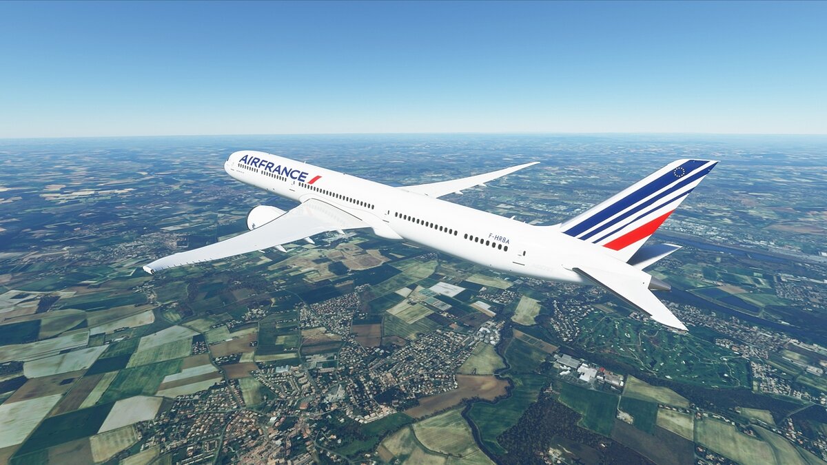 Microsoft Flight Simulator — Air France livery for the B787-10