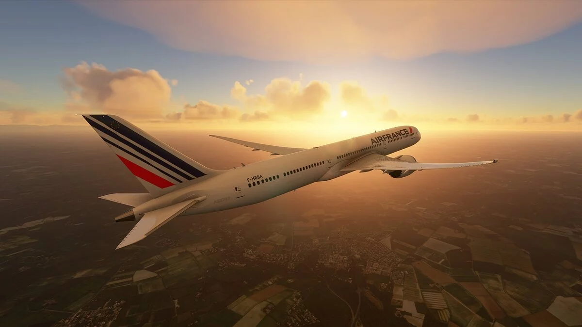Microsoft Flight Simulator — Розмальовка Air France для літака B787-10