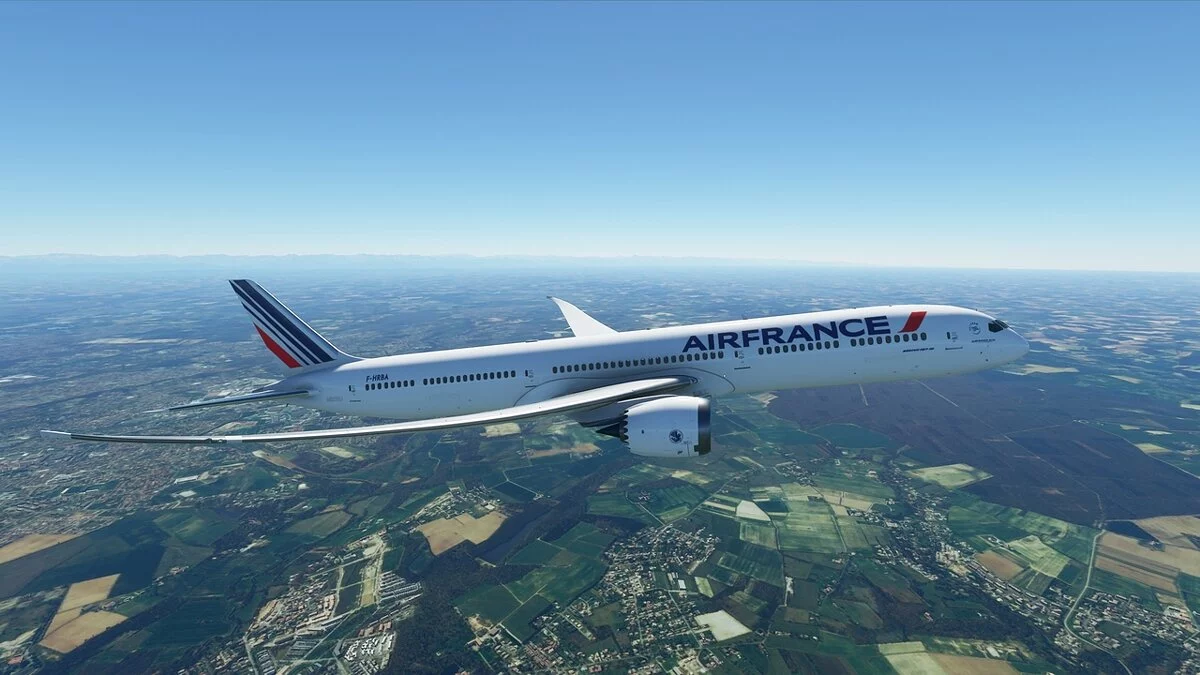 Microsoft Flight Simulator — Розмальовка Air France для літака B787-10