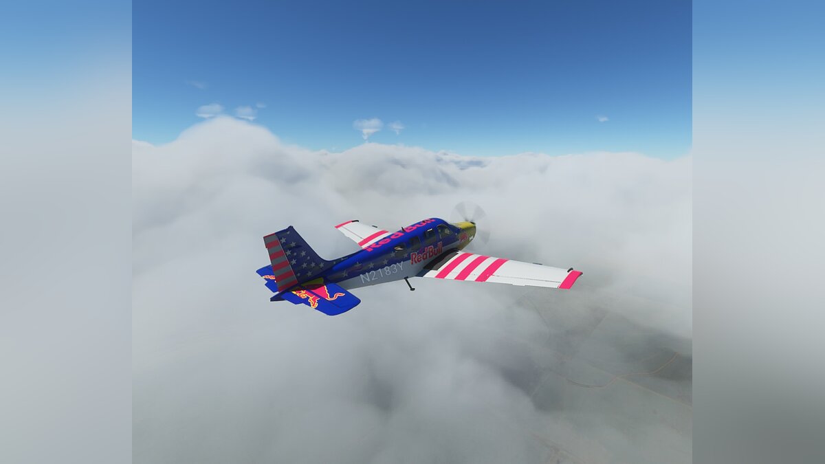 Microsoft Flight Simulator — RedBull livery for Beechcraft Bonanza G36