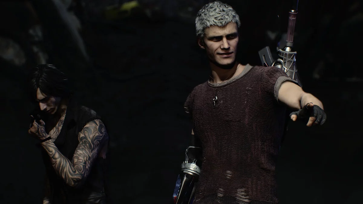 Devil May Cry 5 — Неро без пальта