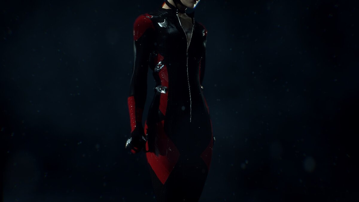 Batman: Arkham Knight Game of the Year Edition — Catwoman costume with red accents