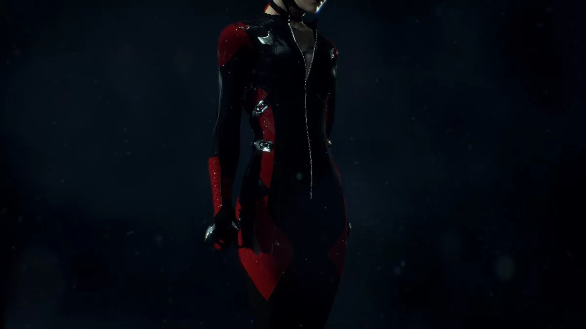 Batman: Arkham Knight Game of the Year Edition — Catwoman costume with red accents