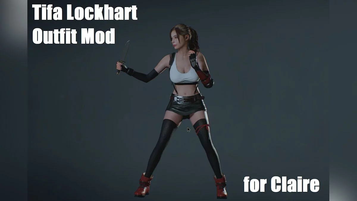 Resident Evil 2 — Tifa Lockhart costume