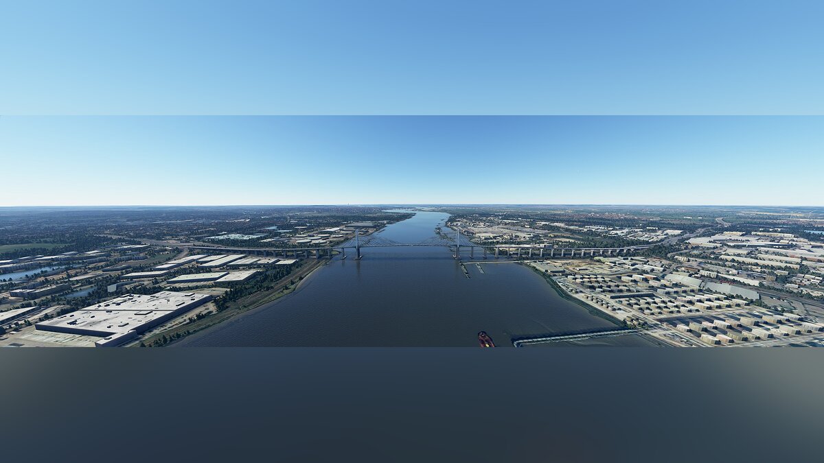 Microsoft Flight Simulator — Improved Dartford Crossing Bridge