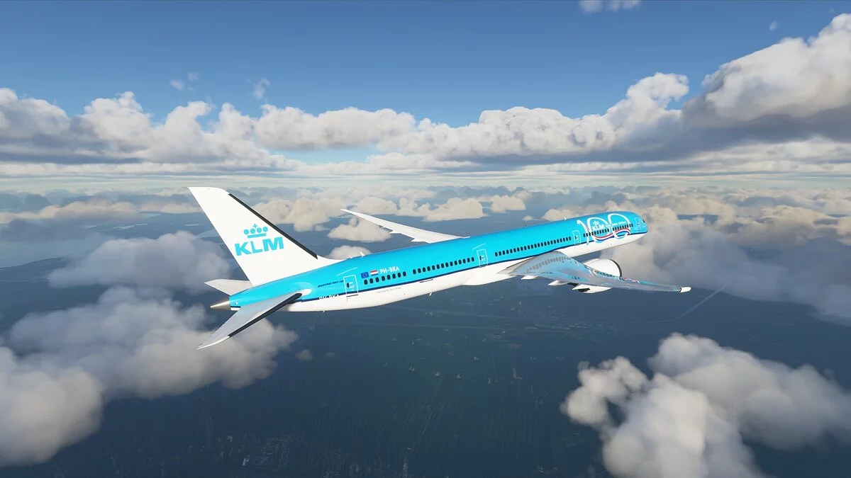Microsoft Flight Simulator — Новая раскраска для KLM Boeing 787-10