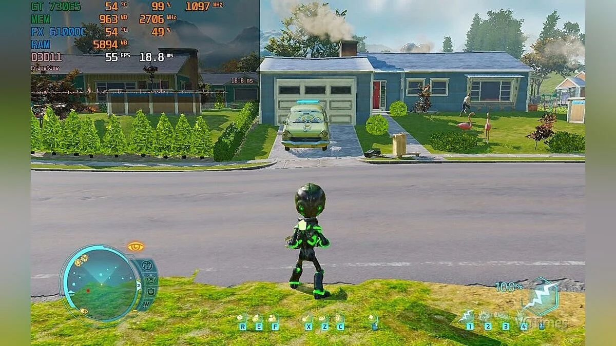 Destroy All Humans! — Оптимизация для очень слабых ПК