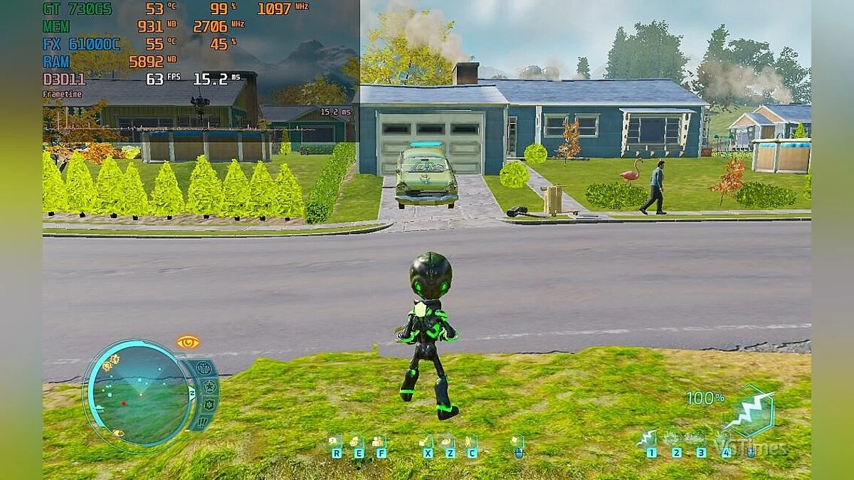 Destroy All Humans! — Оптимизация для очень слабых ПК