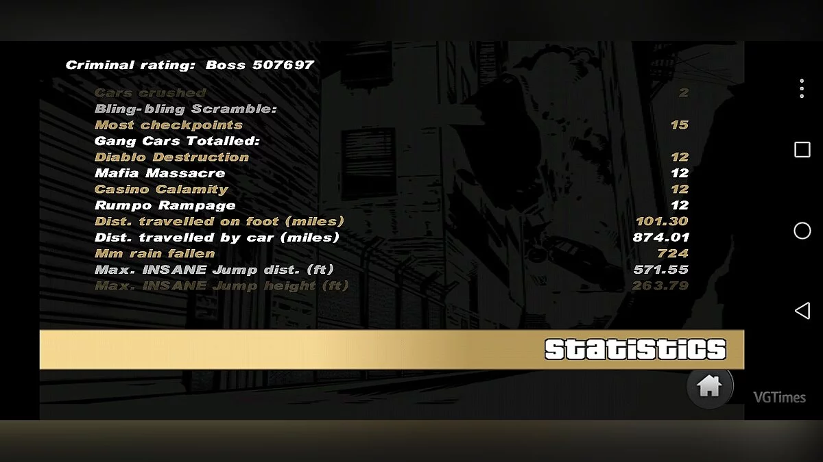 Grand Theft Auto 3 — Збереження (Проф. - Колекційна версія з унік. авто, 100% проходження) [Android]