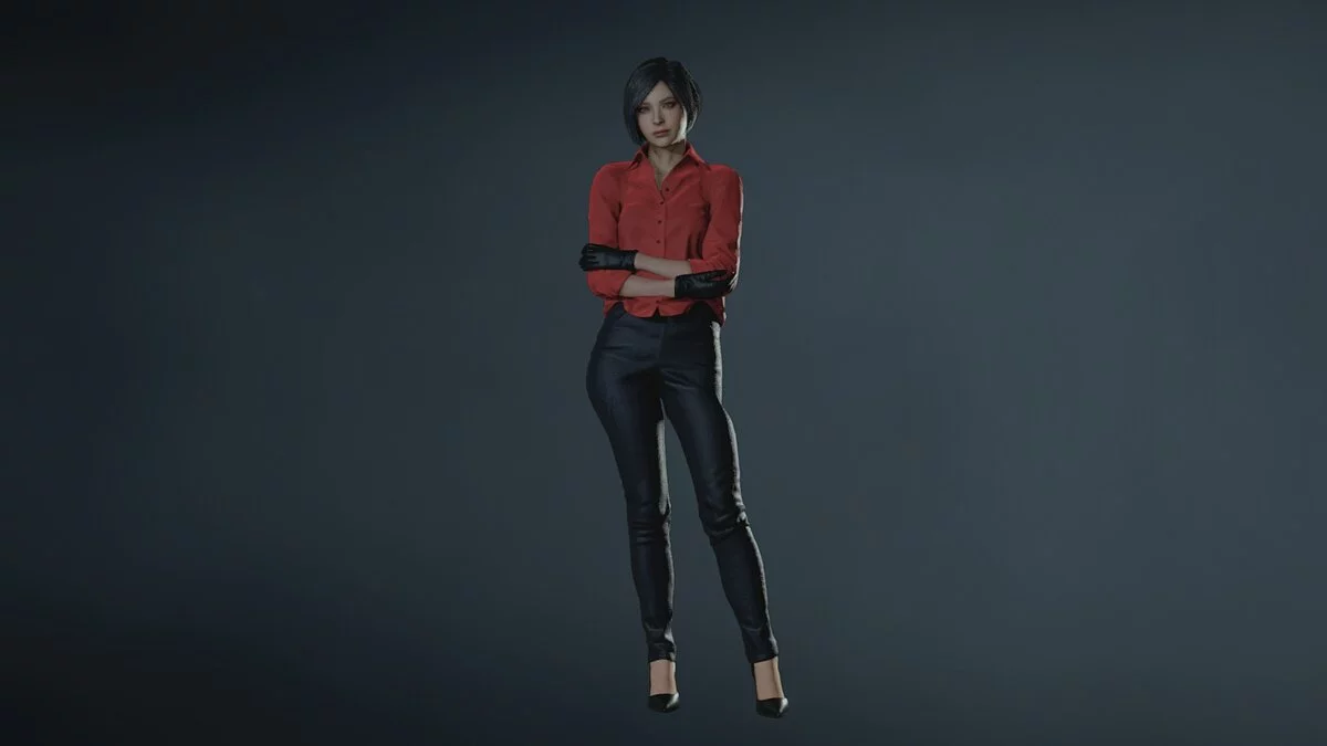 Resident Evil 2 — Ada Wong en una imagen negra