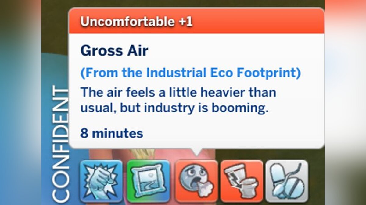 The Sims 4 — Characters will no longer suffocate in areas with an industrial footprint