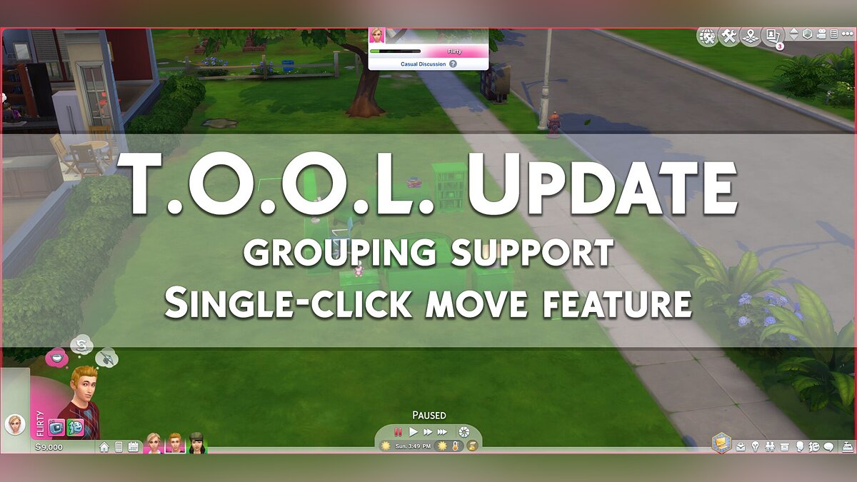 The Sims 4 — Placement of objects outside the site / TOOL 2.0.2 (09/08/2020)