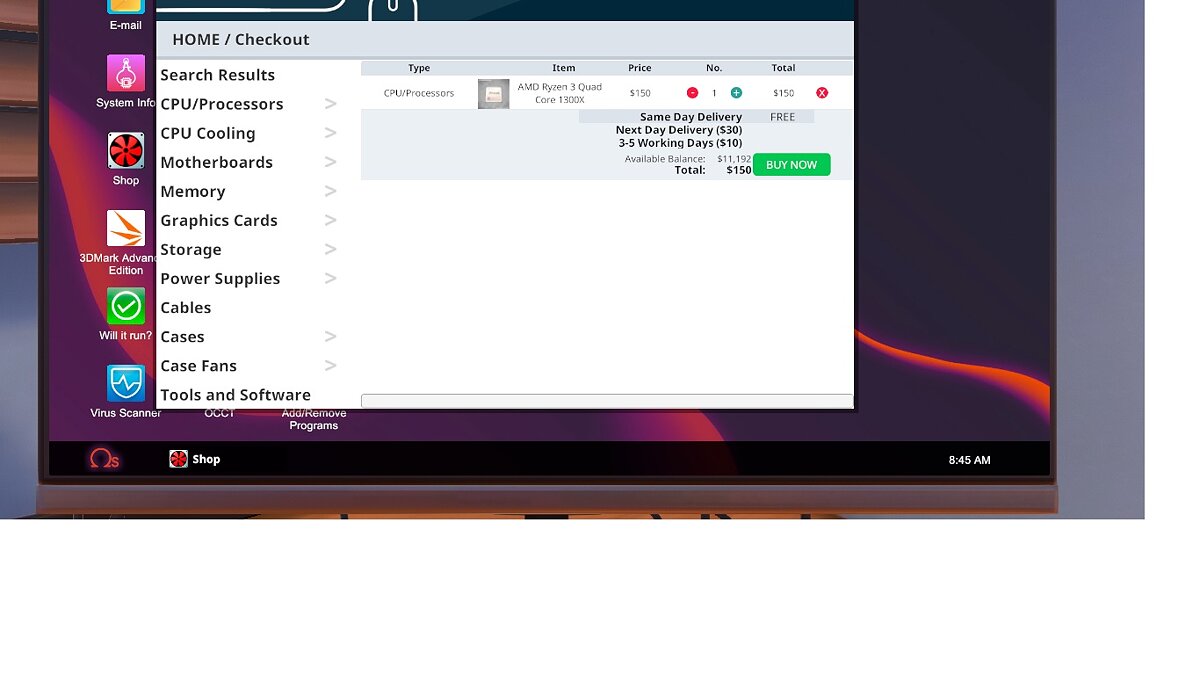 PC Building Simulator — Free Same Day Delivery
