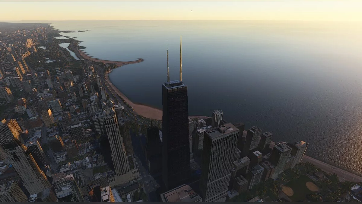 Microsoft Flight Simulator — Покращений Чикаго