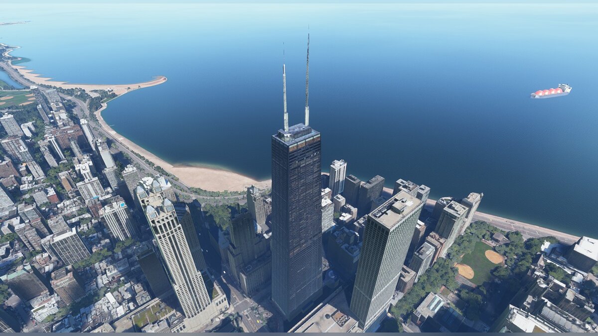 Microsoft Flight Simulator — Superior Chicago