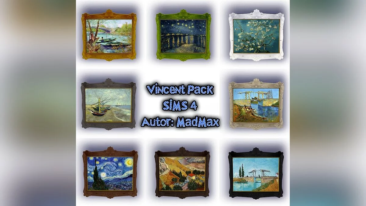 The Sims 4 — Paintings by Vincent Van Gogh