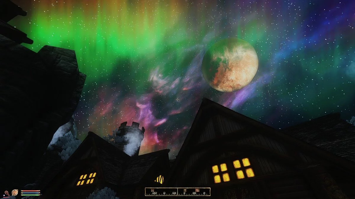 The Elder Scrolls 4: Oblivion — Фантастичне нічне небо