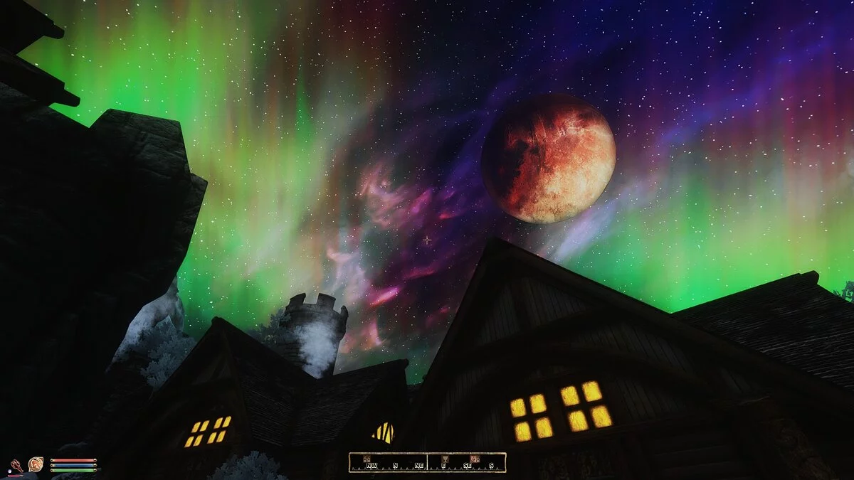 The Elder Scrolls 4: Oblivion — Фантастичне нічне небо