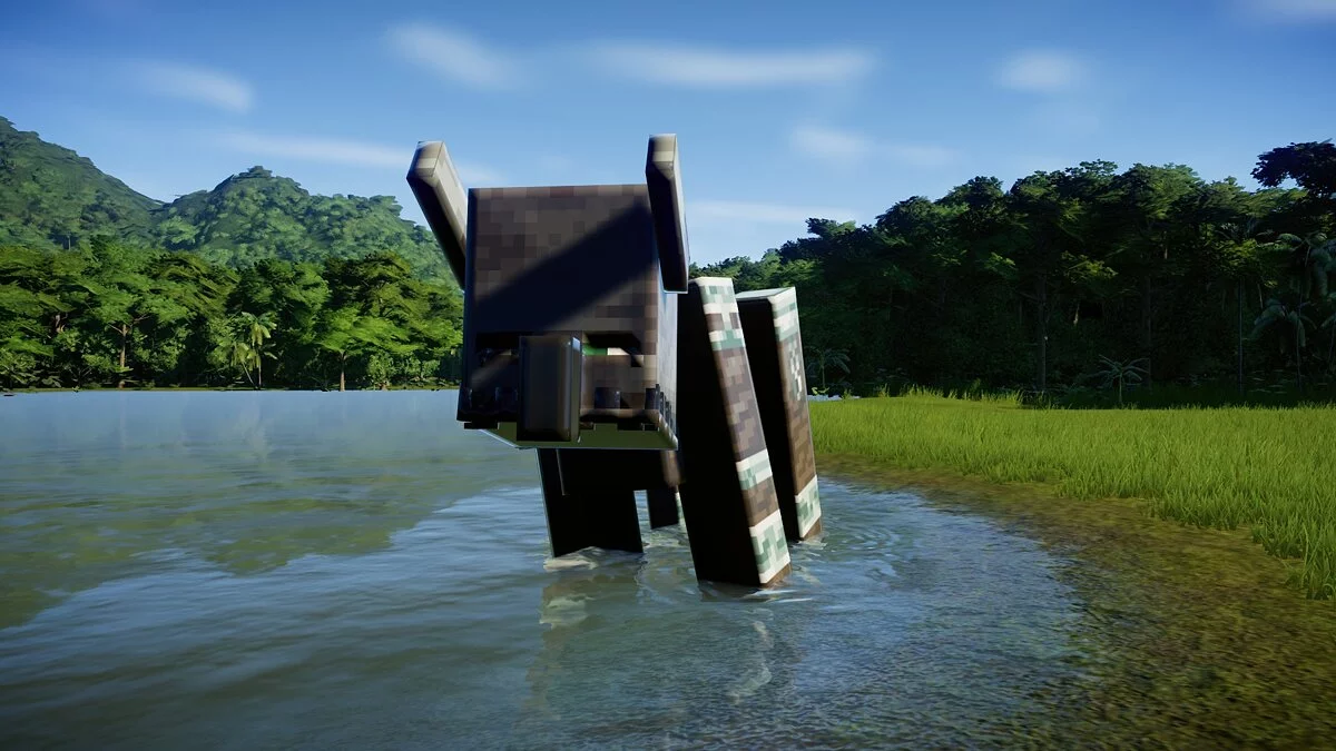 Jurassic World Evolution — Спустошувачі з гри Minecraft