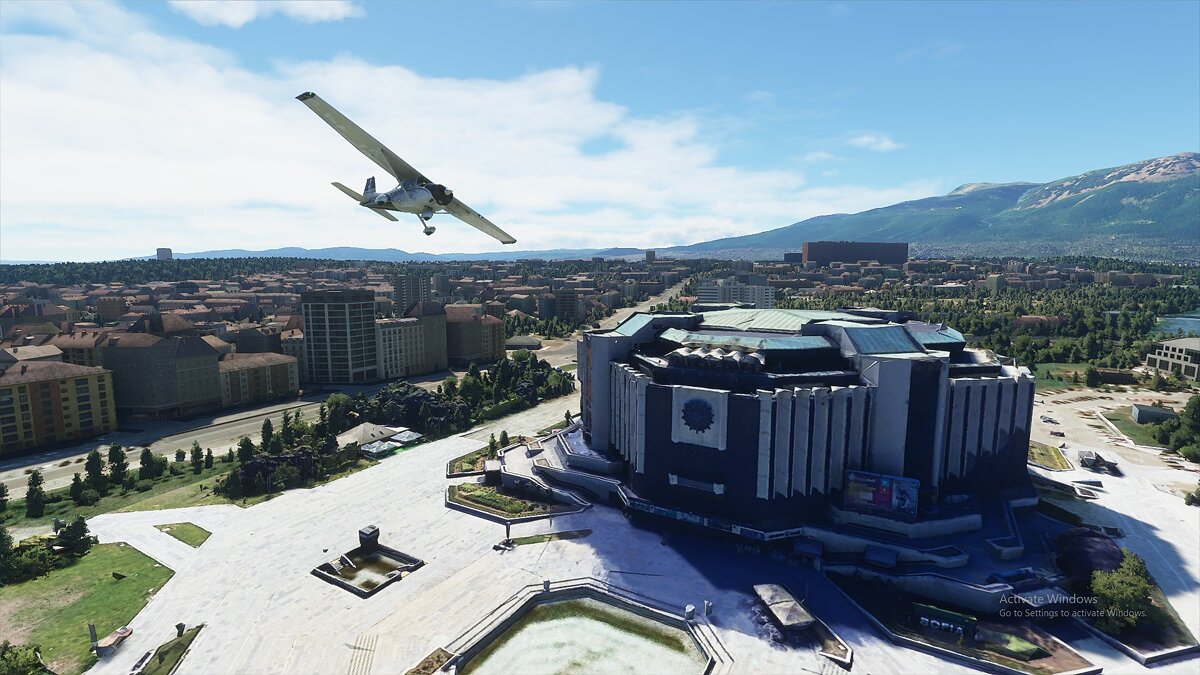 Microsoft Flight Simulator — New buildings in Sofia