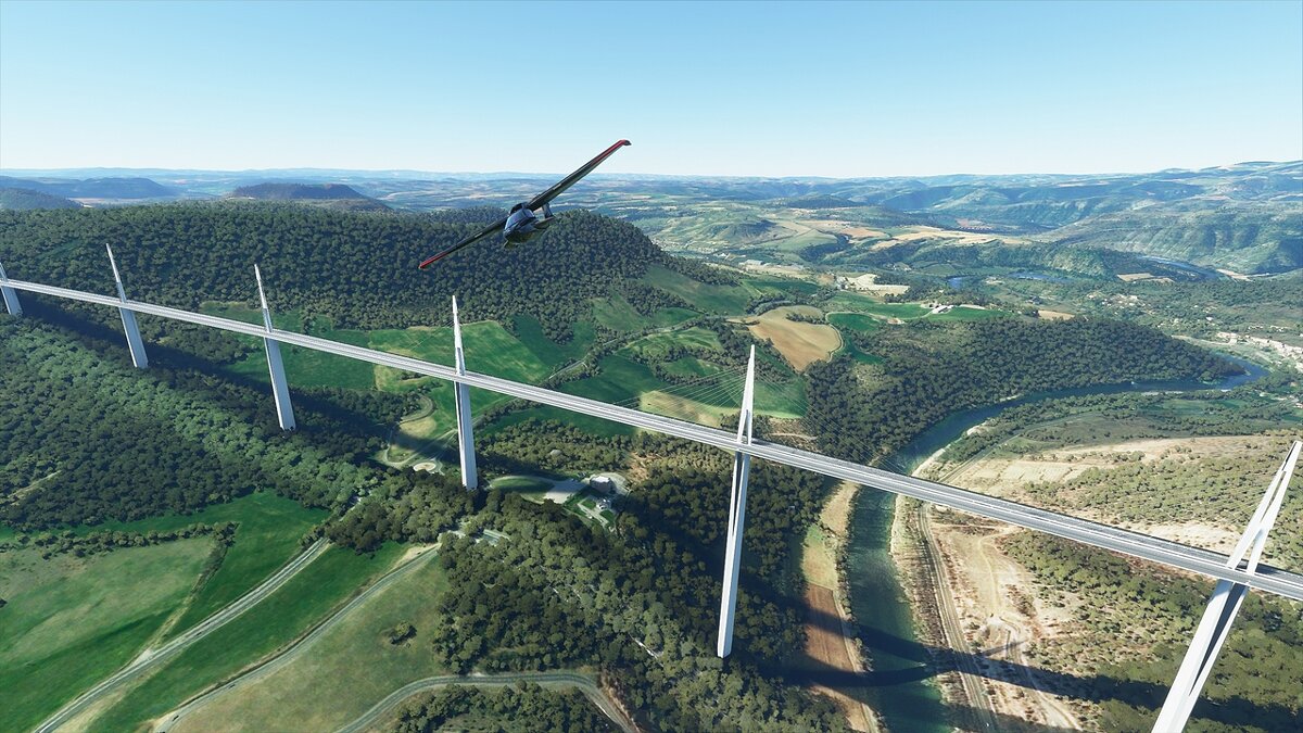 Microsoft Flight Simulator — Millau Viaduct