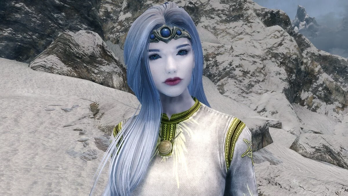 Elder Scrolls 5: Skyrim Special Edition — Пресет снежной эльфийки