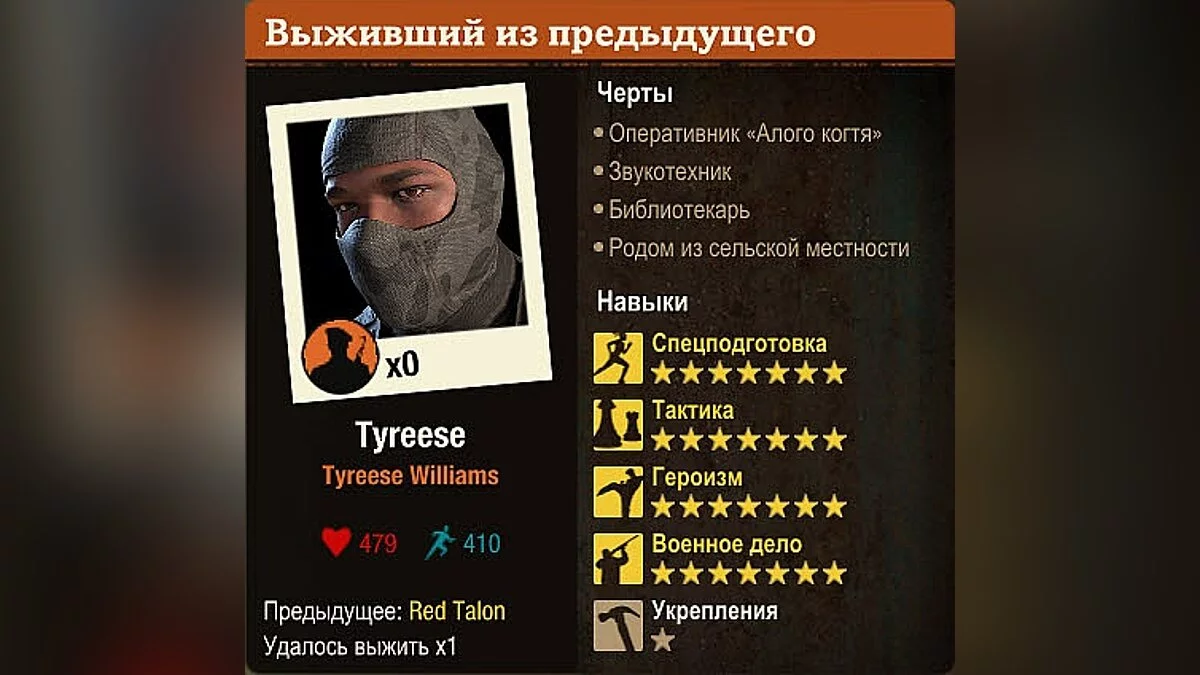 State of Decay 2 — Збереження (Сильні персонажі)