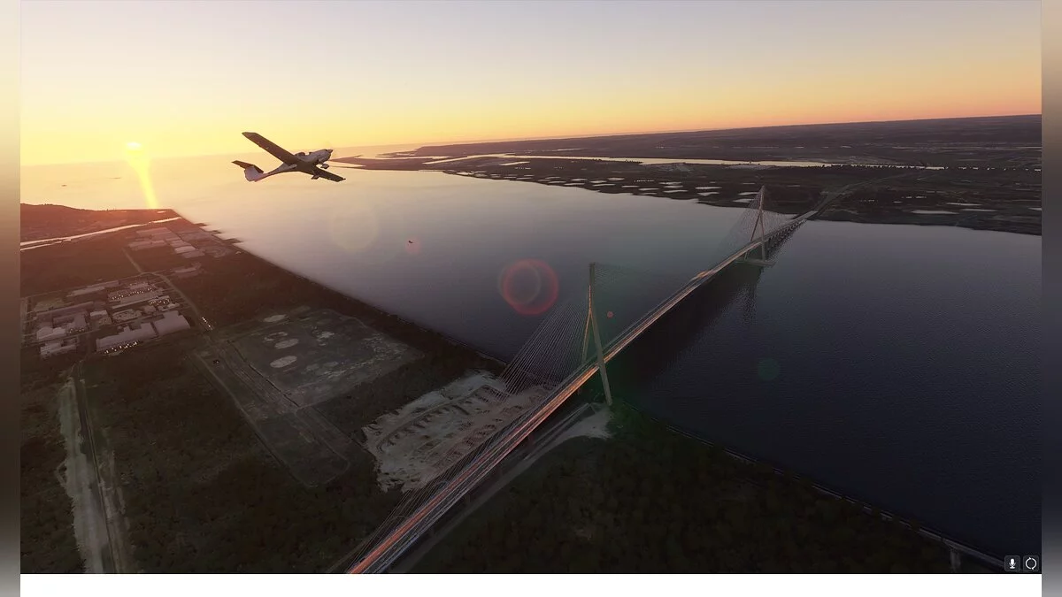 Microsoft Flight Simulator — Pont-de-Normandie bridge