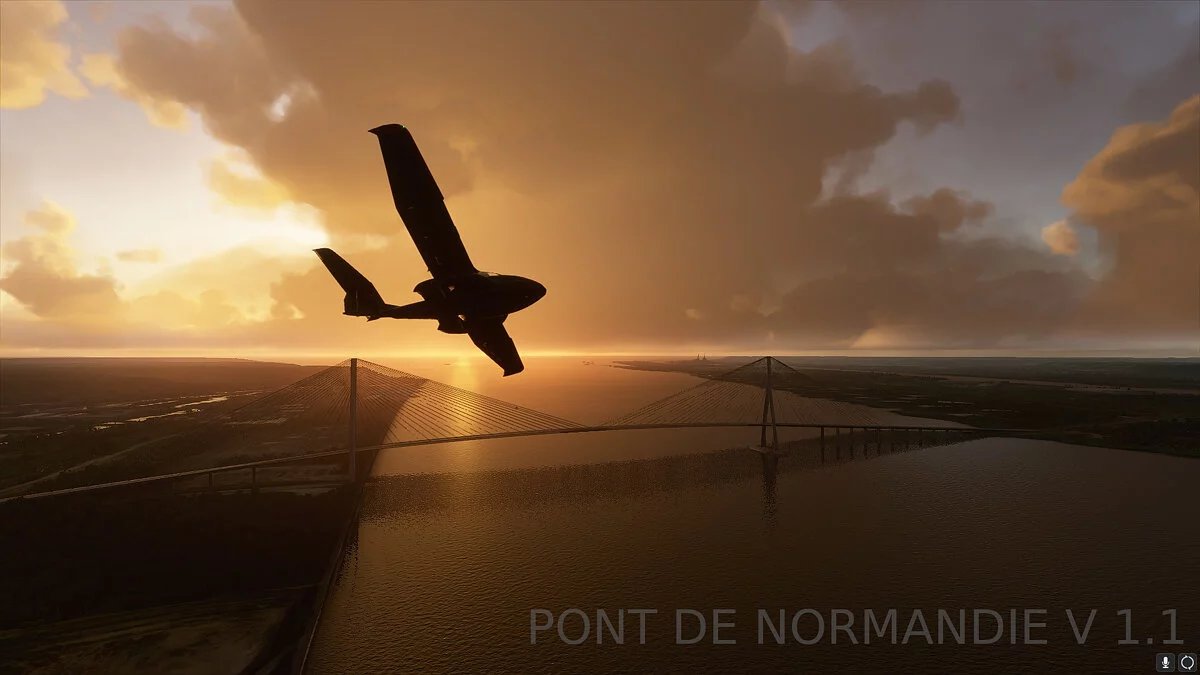 Microsoft Flight Simulator — Міст Пон-де-Нормандія