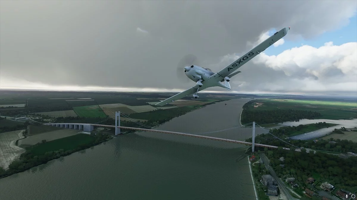 Microsoft Flight Simulator — Pont de Tancarville Bridge