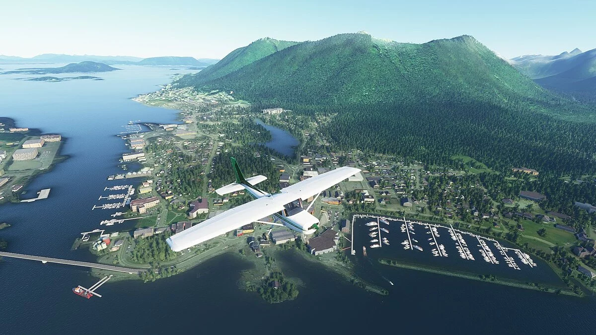 Microsoft Flight Simulator — Improved City of Sitka, Alaska