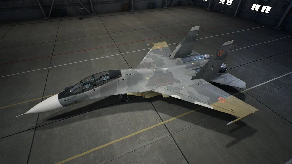 Ace Combat 7: Skies Unknown — Розмальовка для літака Су-30 – жовта ескадрилья