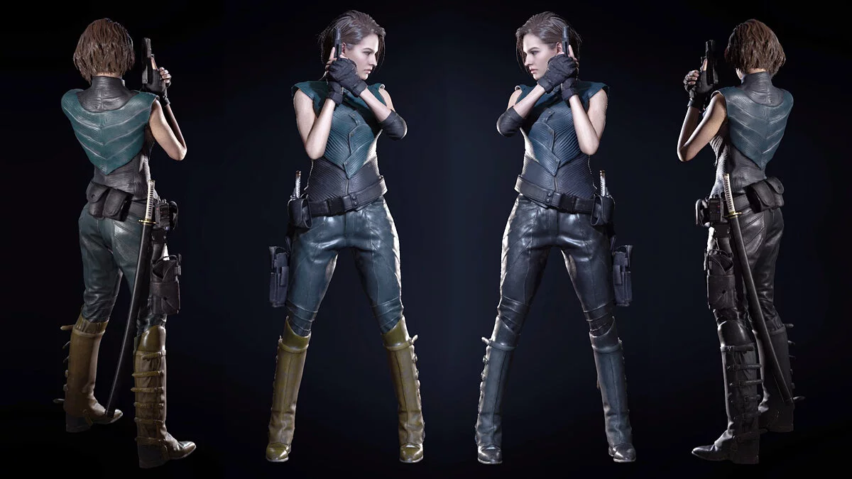 Resident Evil 3 — Jill vestida como Virgilio