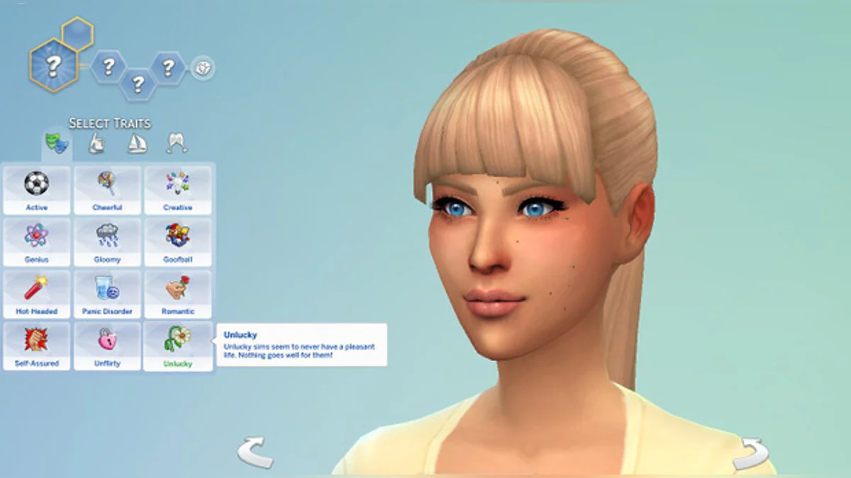 The Sims 4 — Character Trait - Unlucky 2.0 (09.15.2020)