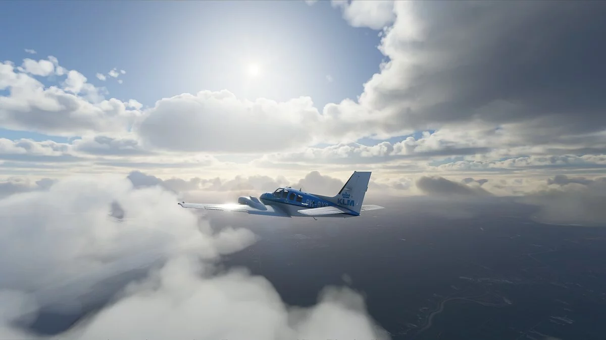 Microsoft Flight Simulator — Розмальовка барон для літака KLM G58