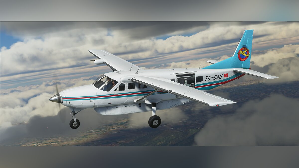 Microsoft Flight Simulator — Livery in the style of the Turkish Flight Academy for the Cessna Grand Caravan