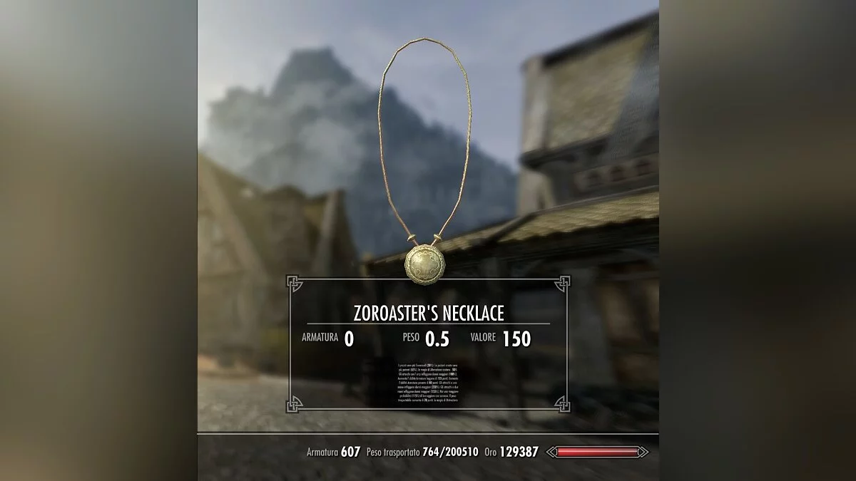 The Elder Scrolls 5: Skyrim Legendary Edition — Кольцо и ожерелье Зороастра